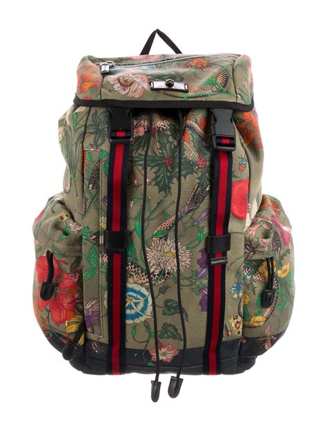 gucci techno canvas backpack replica|Gucci signature backpack.